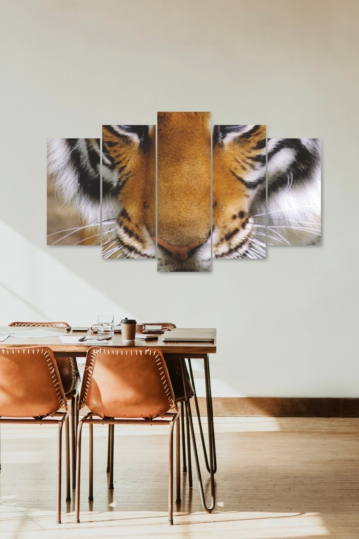 Kaplan Manzara 5 Parçalı Mdf Tablo 60 x 100