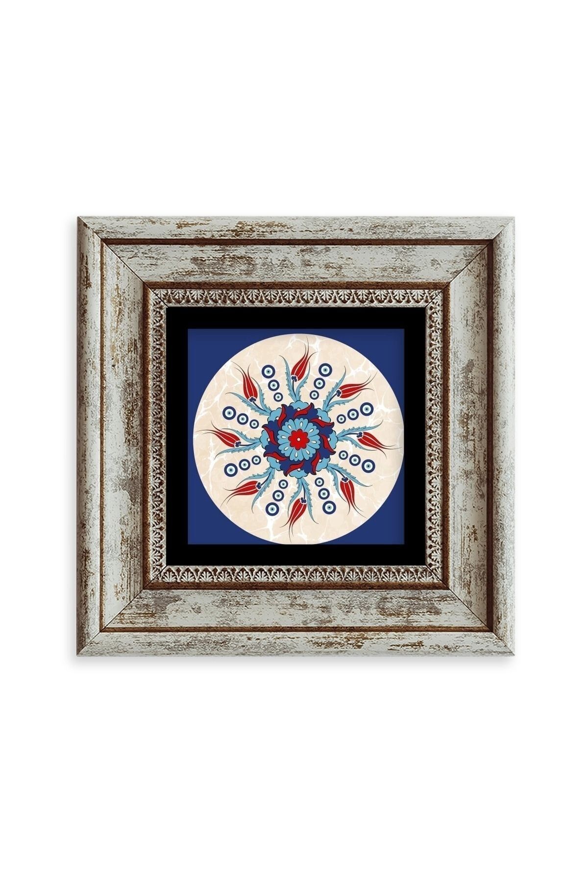 Selçuklu Motif Çerçeveli Taş Tablo 20 cm