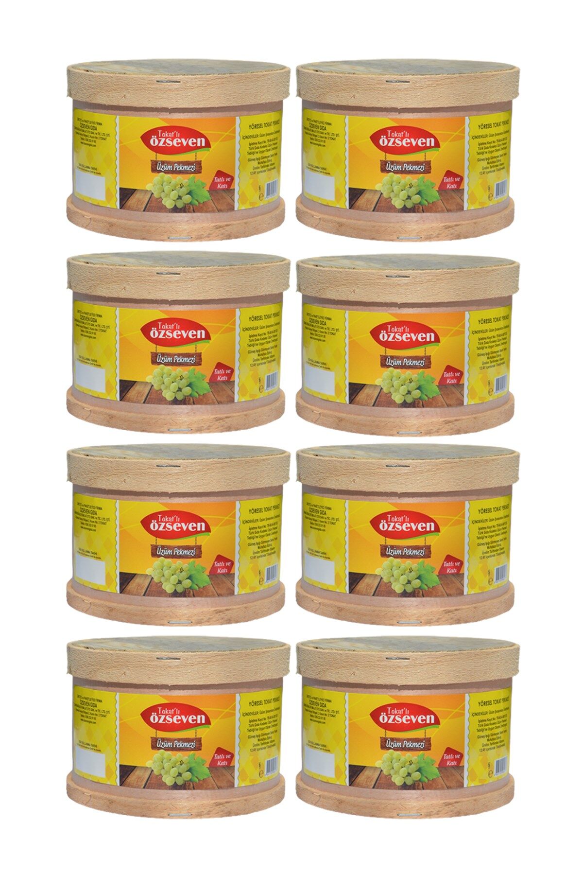 Katı Üzüm Pekmezi (1400gr x 8 Adet)