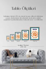 Ibiza Ahşap Çerçeveli Tablo 17 x 23