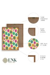 Çiçekler Ahşap Çerçeveli Tablo 23 x 30