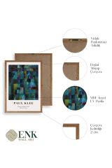 Paul Klee Ahşap Çerçeveli Tablo 30 x 42