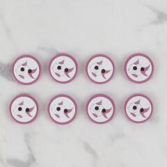 Loren Crafts vişne çürüğü 8 li balık düğme - 572