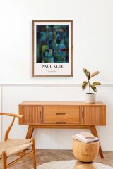 Paul Klee Ahşap Çerçeveli Tablo 17 x 23