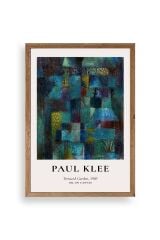 Paul Klee Ahşap Çerçeveli Tablo 17 x 23