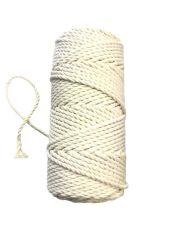 Pamuk Büklüm 3 mm İp krem