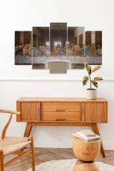 Bilge İnsanlar Masa 5 Parçalı Mdf Tablo 60 x 100