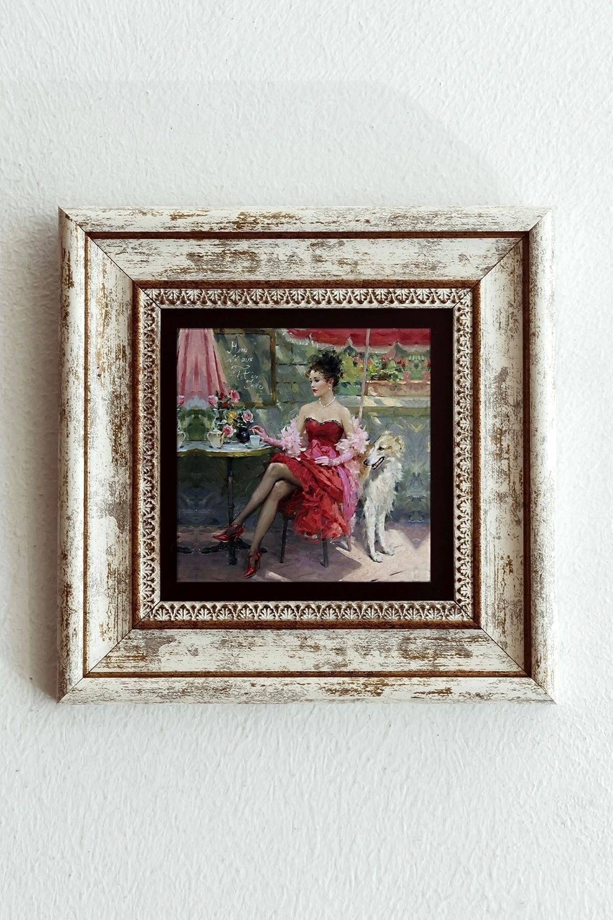 Çerçeveli Taş Tablo , Çerçeveli Taş Duvar Dekoru-enkcrcvtbl-00169 20 cm