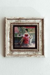 Çerçeveli Taş Tablo , Çerçeveli Taş Duvar Dekoru-enkcrcvtbl-00169 20 cm