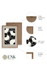 Çiçek Ahşap Çerçeveli Tablo 30 x 42