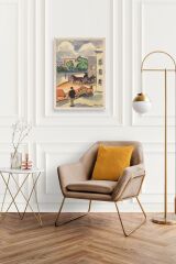 Zolo Palugyay Ahşap Çerçeveli Tablo 17 x 23