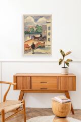 Zolo Palugyay Ahşap Çerçeveli Tablo 17 x 23