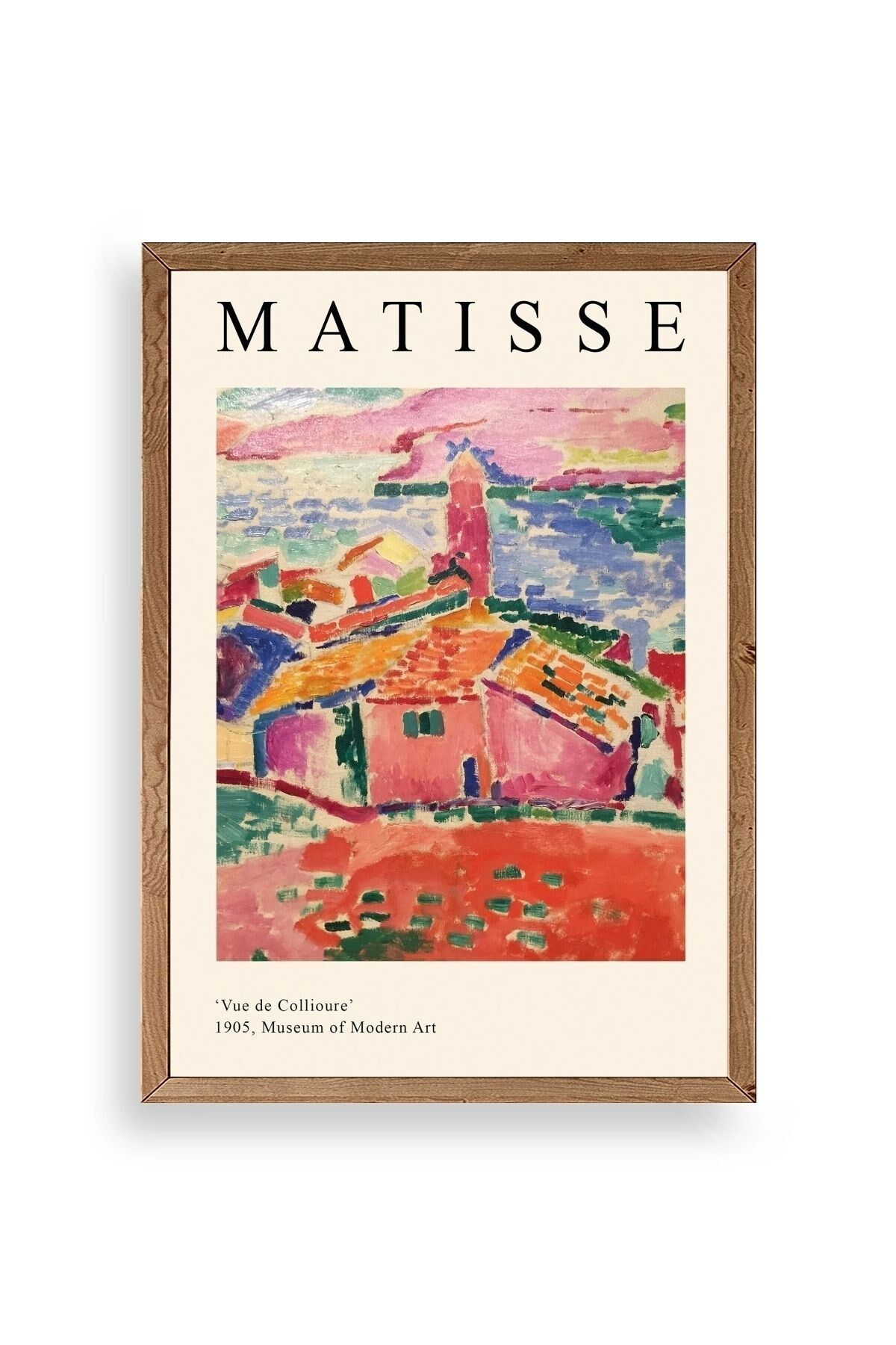 Matisse Ahşap Çerçeveli Tablo 17 x 23