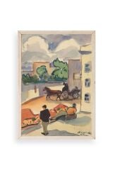 Zolo Palugyay Ahşap Çerçeveli Tablo 23 x 30