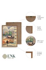 Zolo Palugyay Ahşap Çerçeveli Tablo 50 x 70