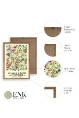 Çiçekler Ahşap Çerçeveli Tablo 17 x 23