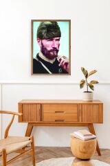 Atatürk Ahşap Çerçeveli Tablo 17 x 23