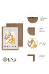 Modern Ahşap Çerçeveli Tablo 17 x 23