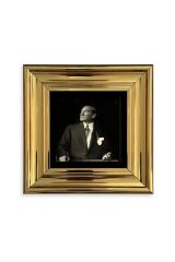 Atatürk Çerçeveli Taş Tablo 20 cm