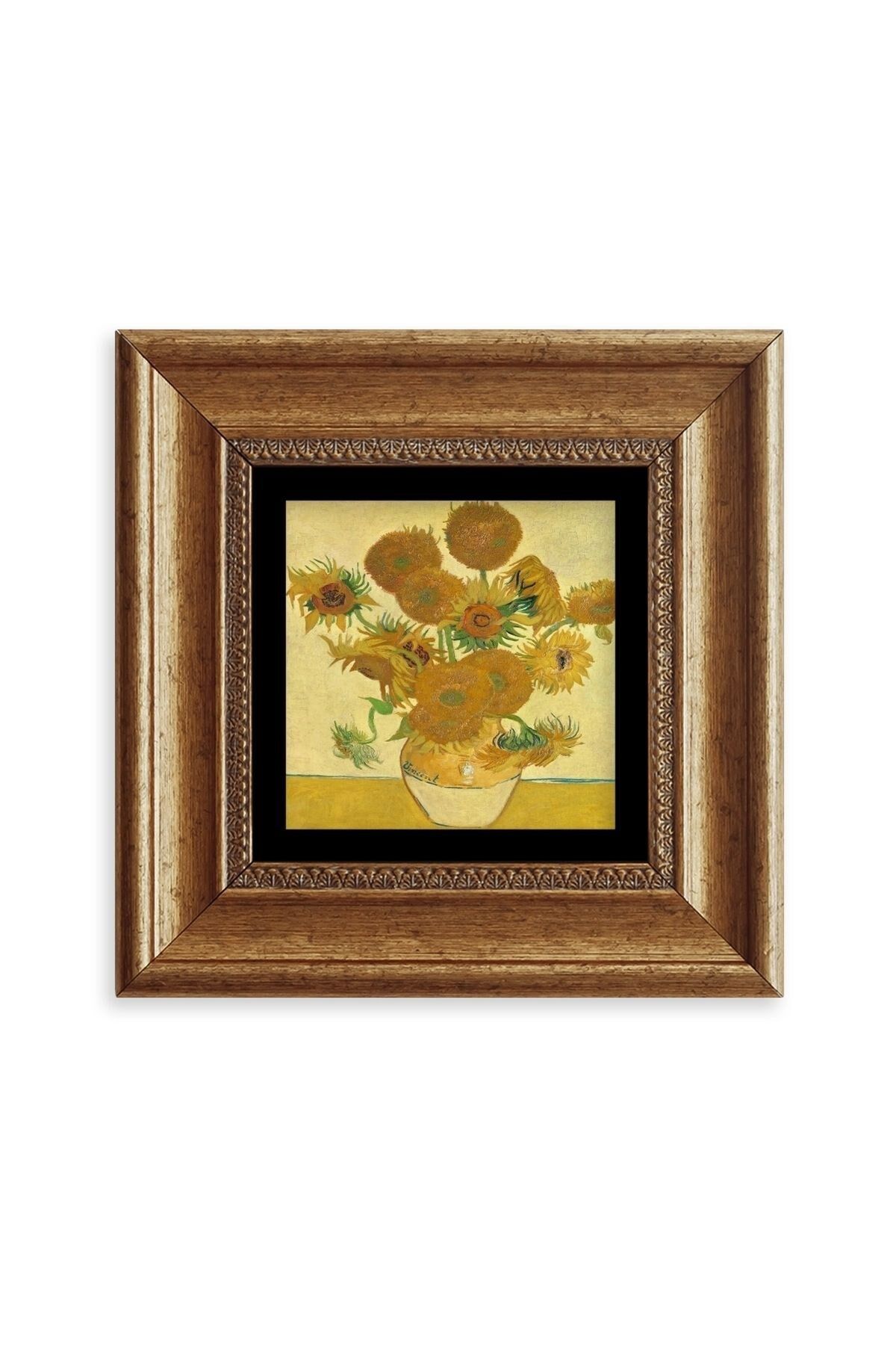 Van Gogh Çerçeveli Taş Tablo 20 cm
