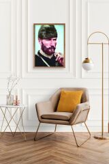 Atatürk Ahşap Çerçeveli Tablo 23 x 30