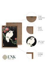 Ohara Koson Ahşap Çerçeveli Tablo 23 x 30