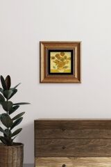 Van Gogh Çerçeveli Taş Tablo 20 cm