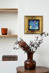 Van Gogh Çerçeveli Taş Tablo 20 cm