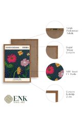 Yayoi Kusama Ahşap Çerçeveli Tablo 50 x 70