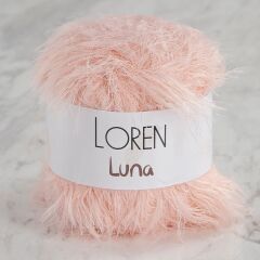 Loren Luna Tavşan Tüyü Açık Pembe El Örgü İpi - R100 - 34003