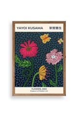 Yayoi Kusama Ahşap Çerçeveli Tablo 50 x 70