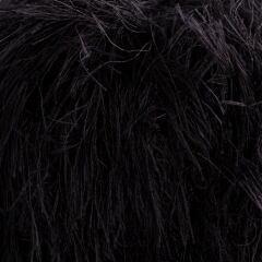 Loren Luna Tavşan Tüyü Siyah El Örgü İpi - R004 - 34002