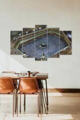 Kabe Manzarası 5 Parçalı Mdf Tablo 60 x 100