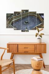 Kabe Manzarası 5 Parçalı Mdf Tablo 60 x 100