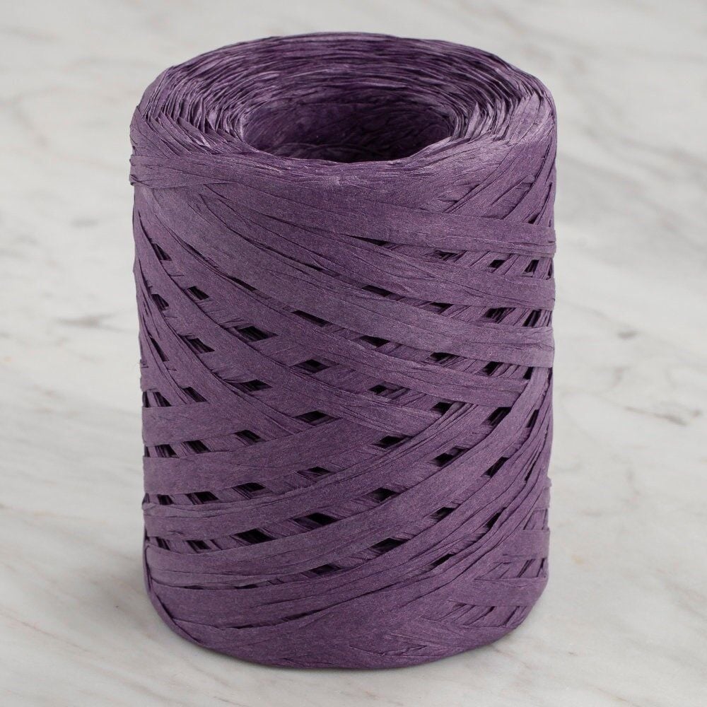 Loren Natural Raffia 90 gr Mor Kağıt İp - 42