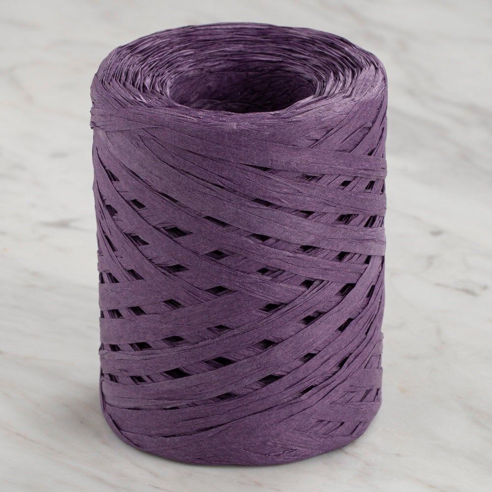 Loren Natural Raffia 90 gr Mor Kağıt İp - 42