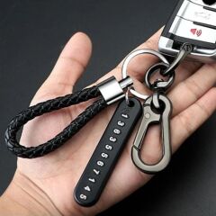 BUFFER® Anahtarlığa TakılabilenTelefon Numarası Etiketli Numaratörlü Anahtarlık