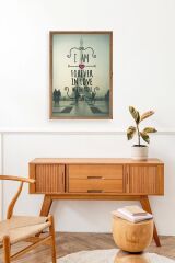 Motto Ahşap Çerçeveli Tablo 50 x 70