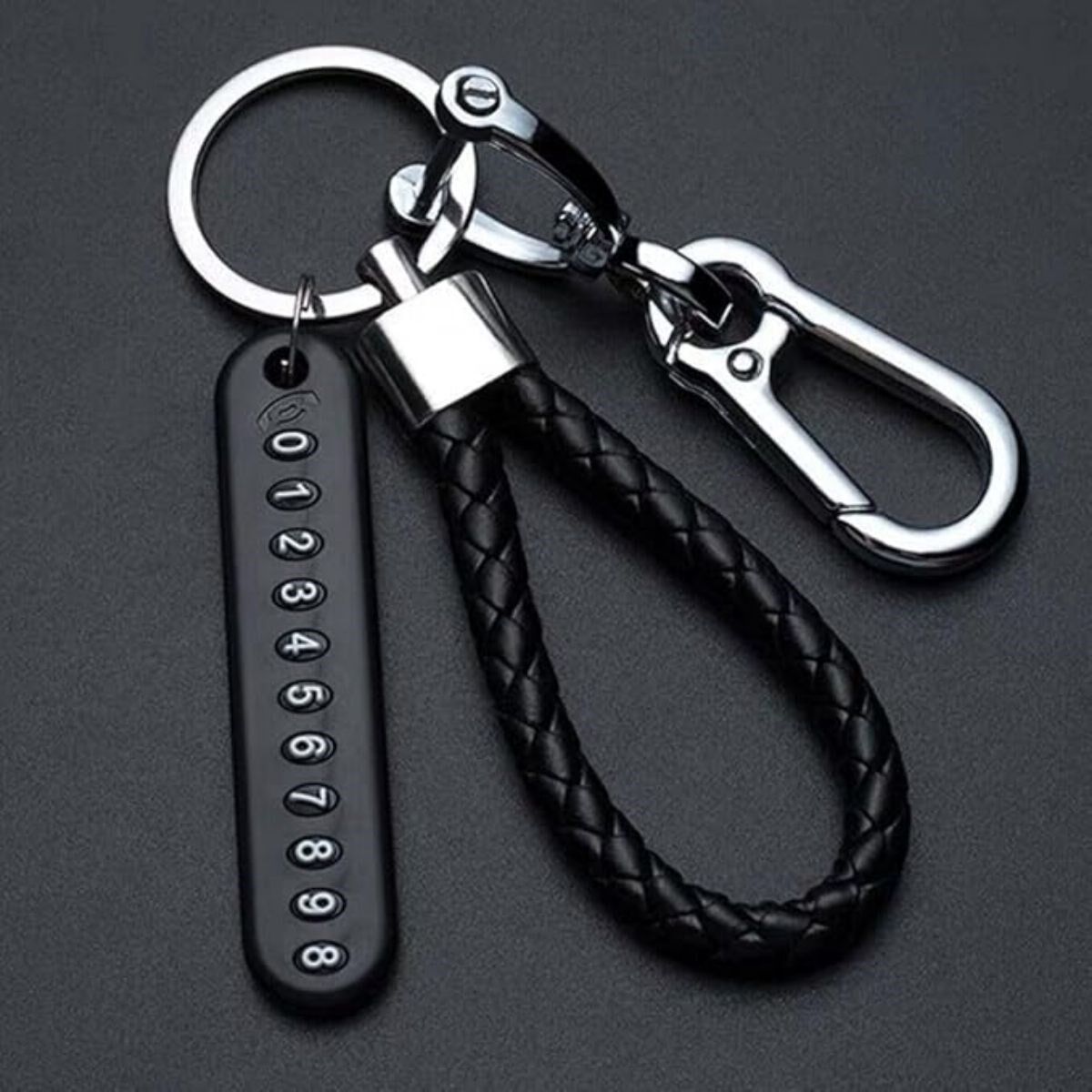 BUFFER® Anahtarlığa TakılabilenTelefon Numarası Etiketli Numaratörlü Anahtarlık