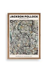 Jackson Polloc Ahşap Çerçeveli Tablo 30 x 42