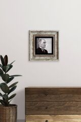 Atatürk Çerçeveli Taş Tablo 20 cm