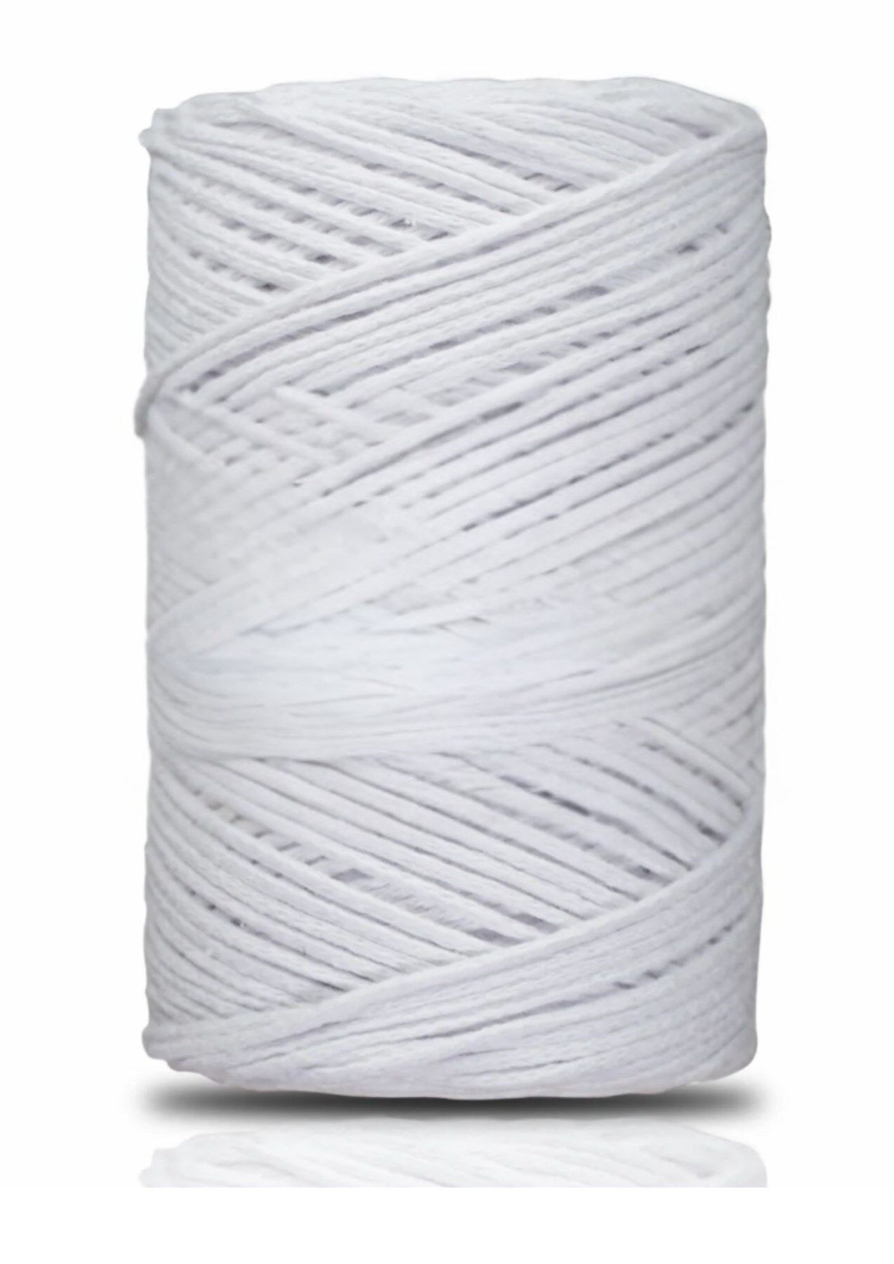 Pamuk Makrome 2 mm Beyaz