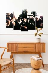 Atatürk Dua 5 Parçalı Mdf Tablo 60 x 100