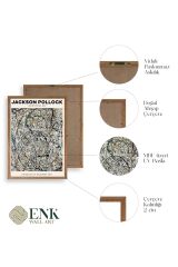Jackson Polloc Ahşap Çerçeveli Tablo 23 x 30
