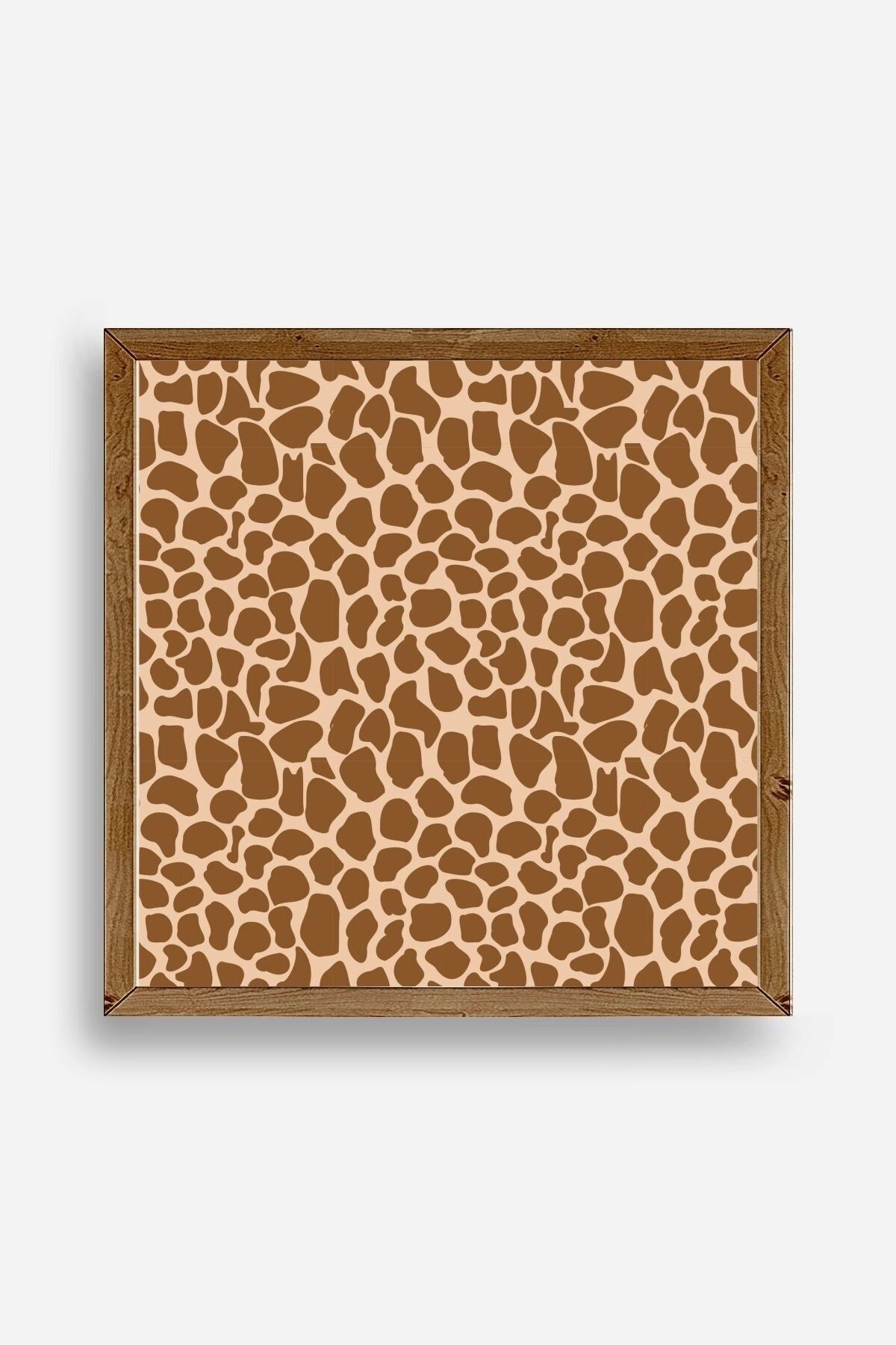 Desen Ahşap Çerçeveli Tablo 42 x 42