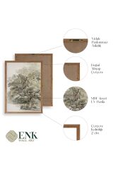 Matisse Üçlü Ahşap Çerçeveli Tablo 23 x 30