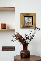 Kadın Çerçeveli Taş Tablo 20 cm