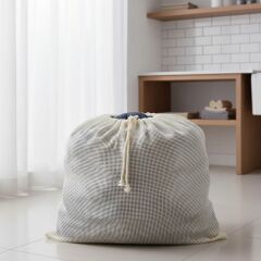 BUFFER® Battal Boy 120x150 cm Mont Yıkama Filesi–Extra Büyük, Dayanıklı, Nefes Alabilir Çamaşır Koruma Torbası