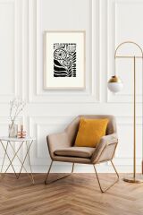 Çiçek Ahşap Çerçeveli Tablo 30 x 42