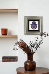 Fatma Ana Eli Çerçeveli Taş Tablo 20 cm